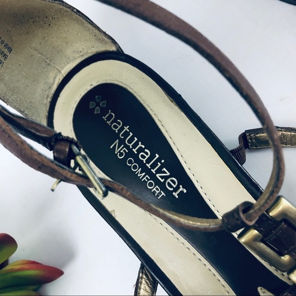 Neutralizers Black‎ and gold (Farah)sandals 6.5M - Picture 4 of 8